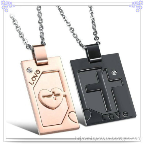 Fashion Jewellery Pendant Stainless Steel Necklace (HR2155)